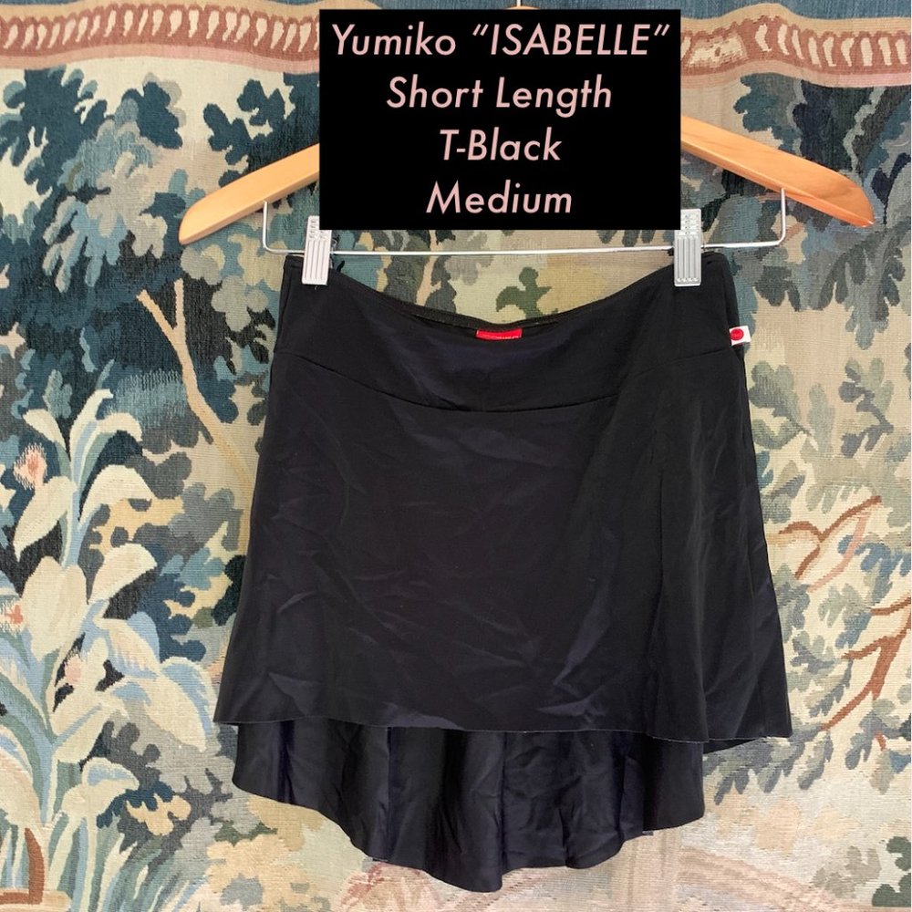 Yumiko ISABELLE Short Skirt Black Techni M